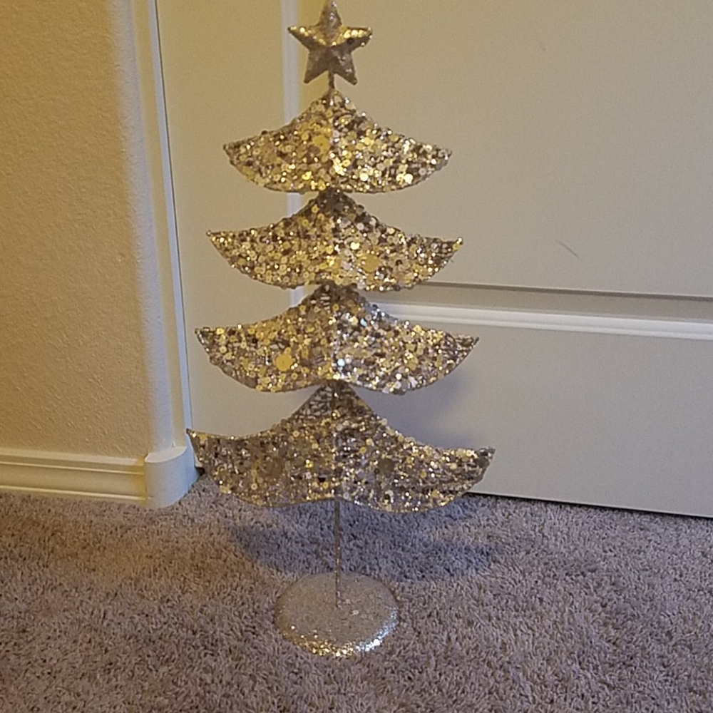 Champagne gold decorative Christmas tree